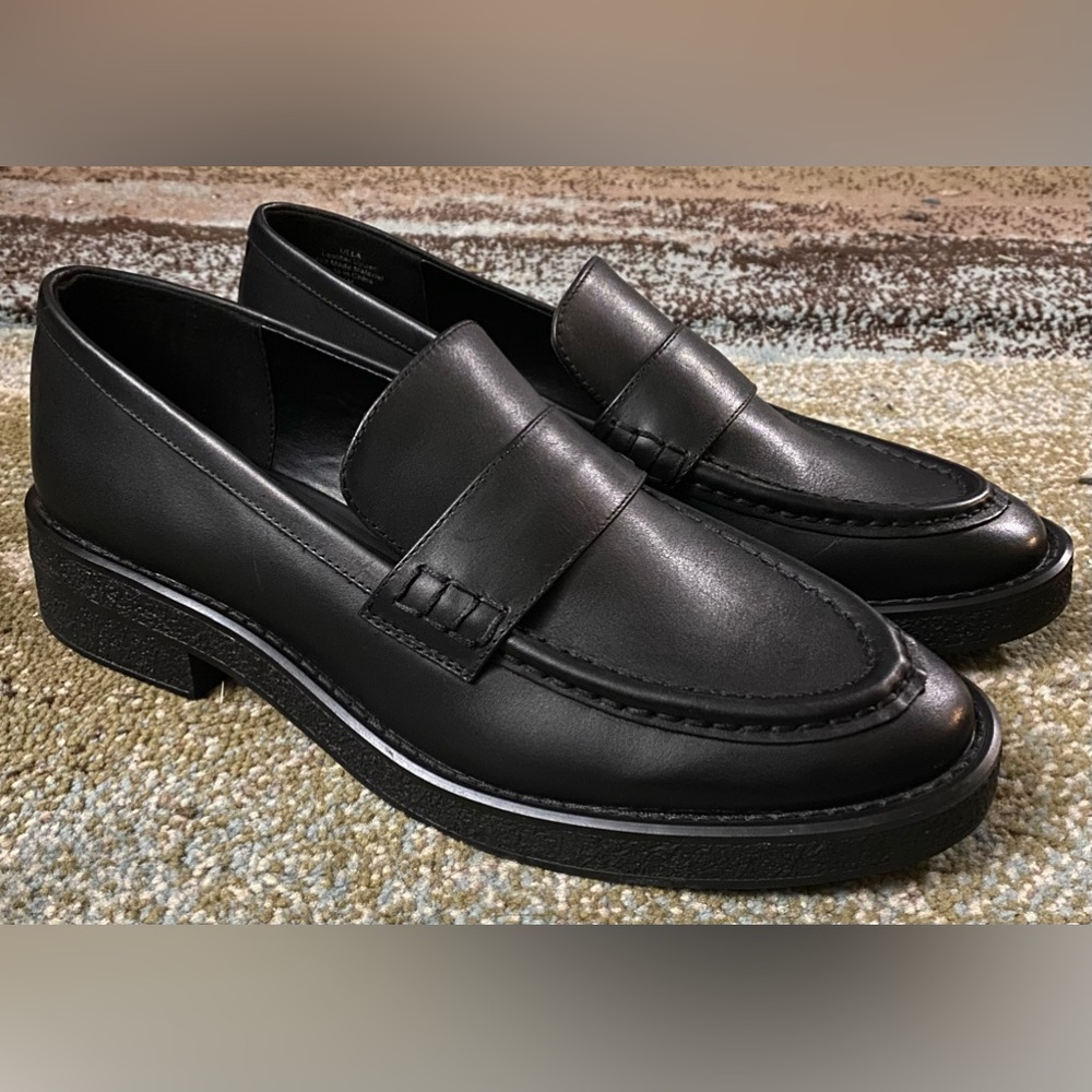 Aerosoles ULLA Loafers Slip On Leather Black Size 11M